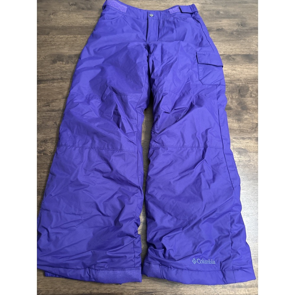 Columbia Girls Snow Ski Snowboarding Pants 10/12 Outgrown System Purple LKNEW